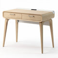 Wooden writing desk with two drawers and minimalist design 60 x 40 x 75cm